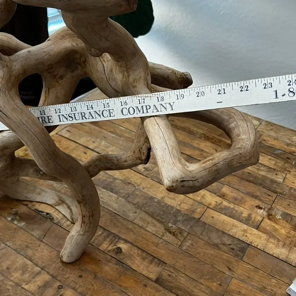 Large Organic Free Form Wood Sculpture Natural 21